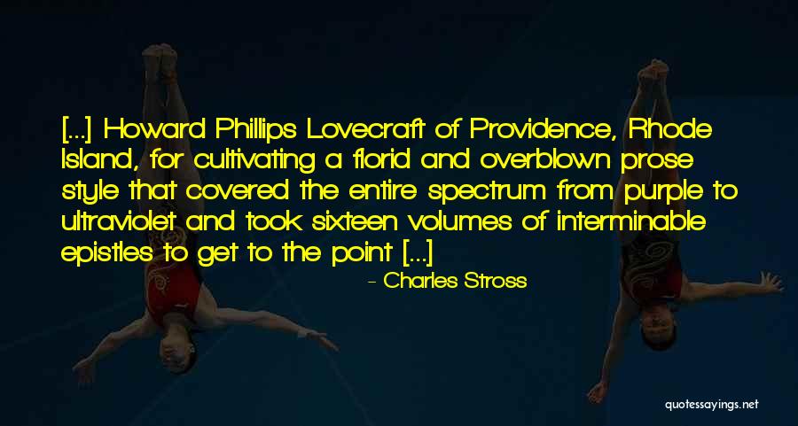 Purple Prose Quotes By Charles Stross Purple Prose Quotes By Charles Stross