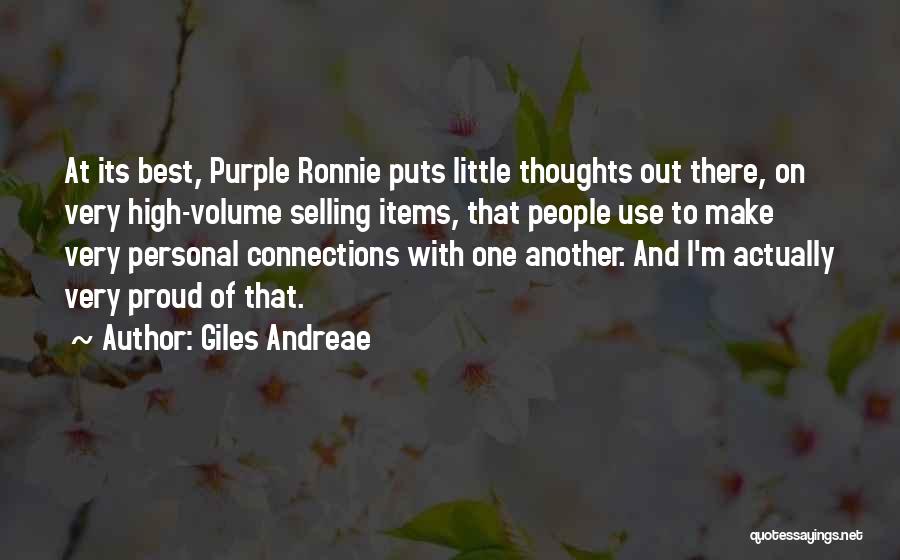 Purple Ronnie Quotes By Giles Andreae