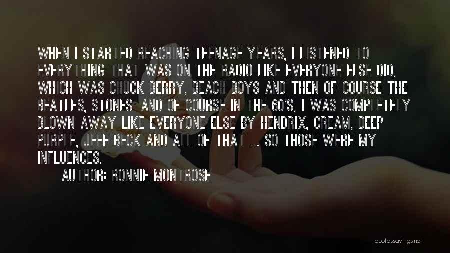 Purple Ronnie Quotes By Ronnie Montrose