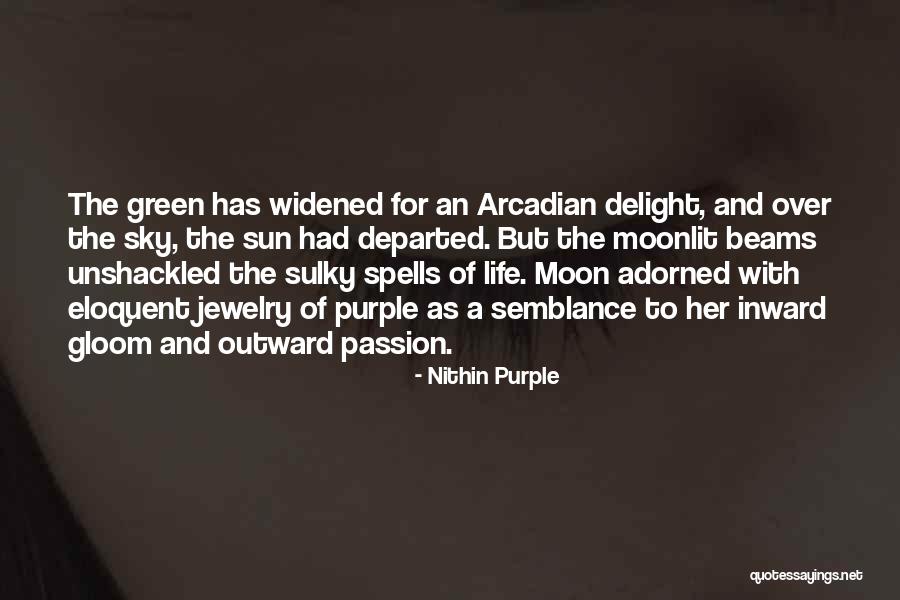 Purple Sky Quotes By Nithin Purple