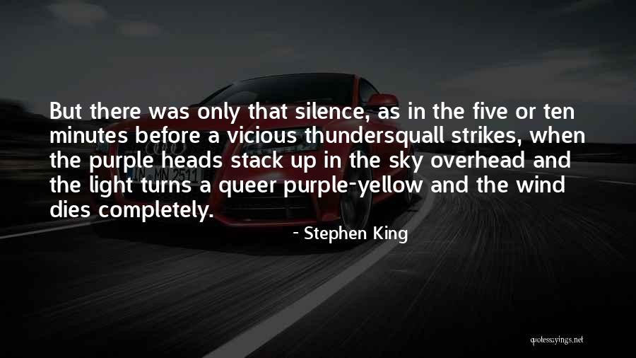 Purple Sky Quotes By Stephen King