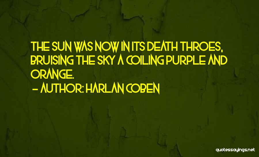 Purple Sky Sunset Quotes By Harlan Coben