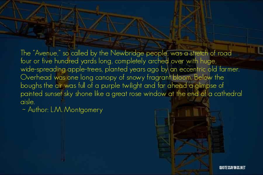 Purple Sky Sunset Quotes By L.M. Montgomery