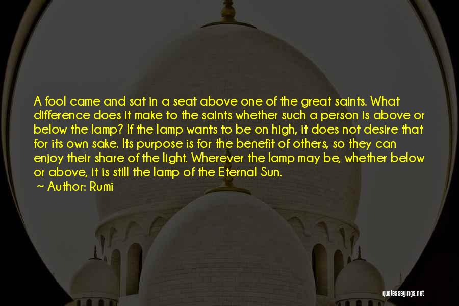 Purpose And Desire Quotes By Rumi