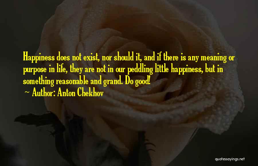 Purpose And Happiness Quotes By Anton Chekhov