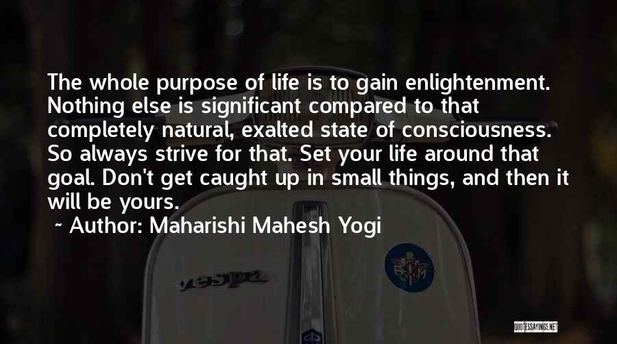 Purpose And Life Quotes By Maharishi Mahesh Yogi