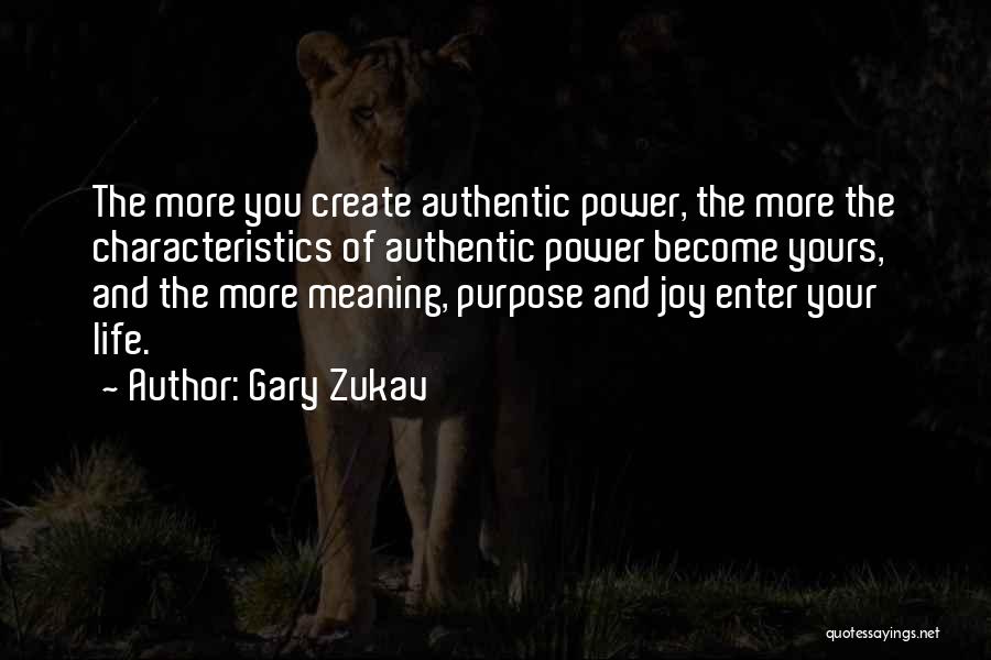 Purpose And Meaning Quotes By Gary Zukav