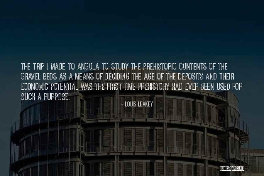 Purpose And Potential Quotes By Louis Leakey Purpose And Potential Quotes By Louis Leakey