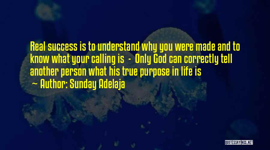 Purpose And Success Quotes By Sunday Adelaja