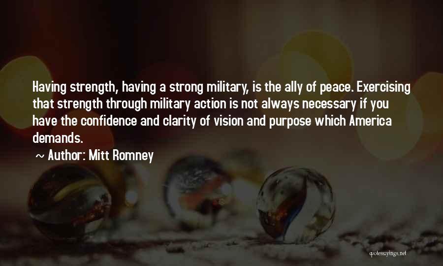 Purpose And Vision Quotes By Mitt Romney