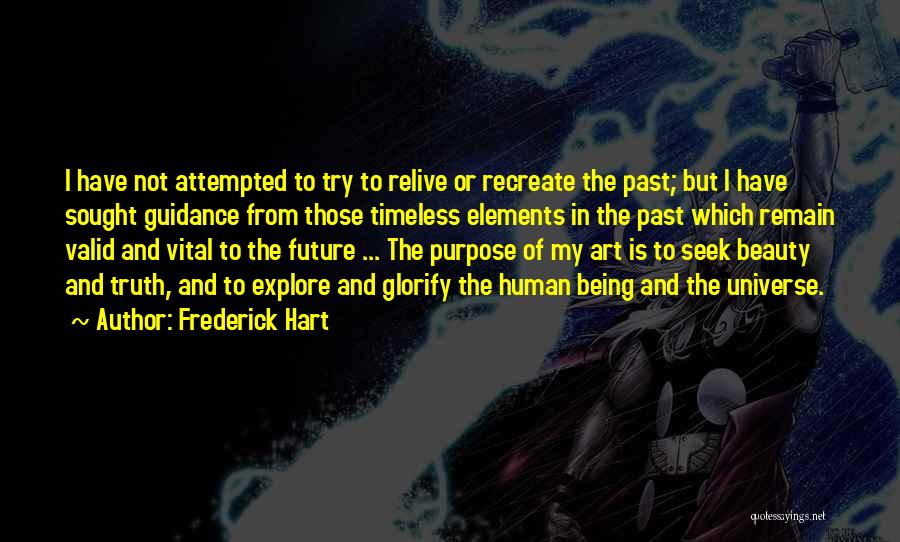 Purpose Of Art Quotes By Frederick Hart