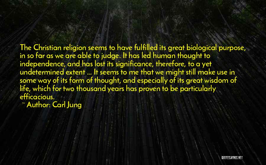 Purpose Of Human Life Quotes By Carl Jung