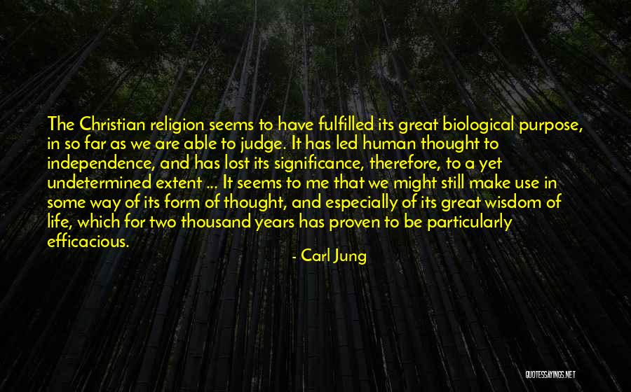 Purpose Of Human Life Quotes By Carl Jung