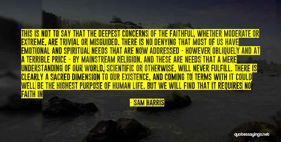 Purpose Of Human Life Quotes By Sam Harris