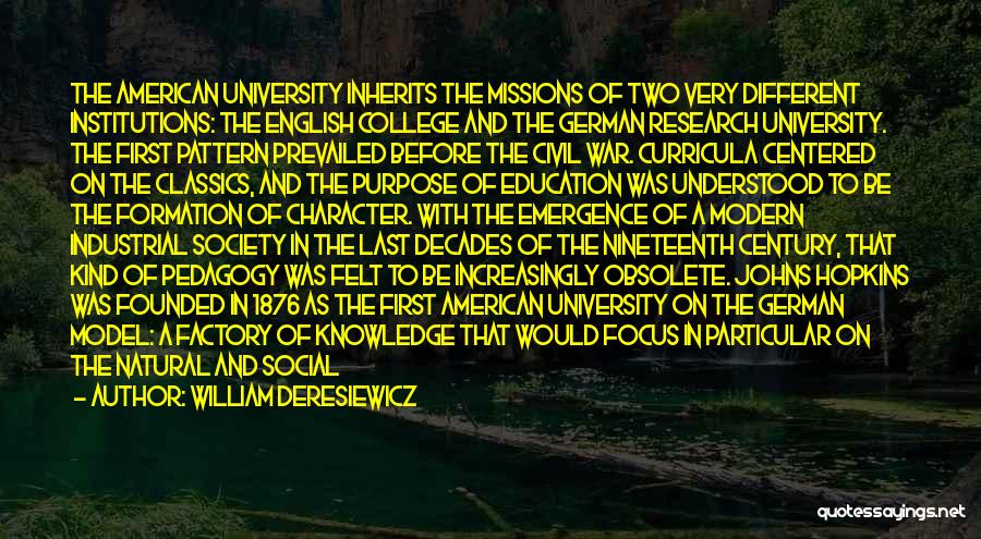 Purpose Of Knowledge Quotes By William Deresiewicz