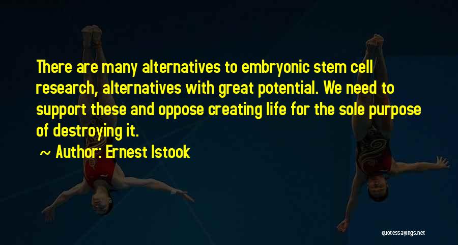 Purpose Of Research Quotes By Ernest Istook