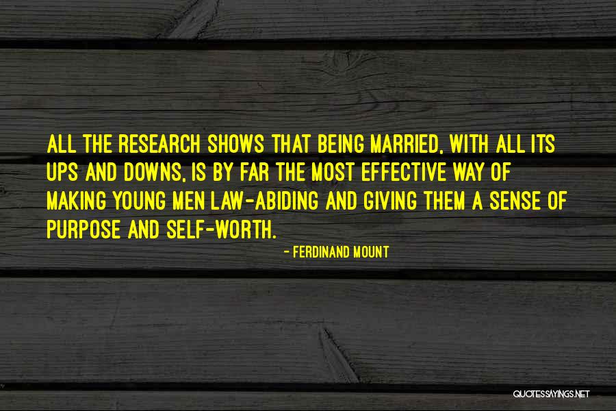 Purpose Of Research Quotes By Ferdinand Mount