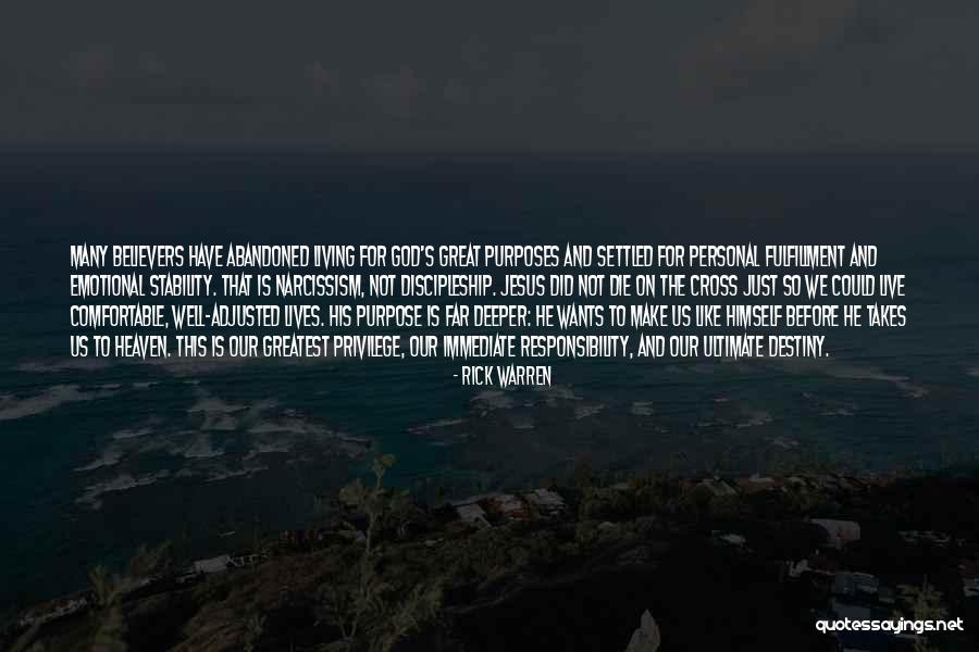 Purpose Rick Warren Quotes By Rick Warren