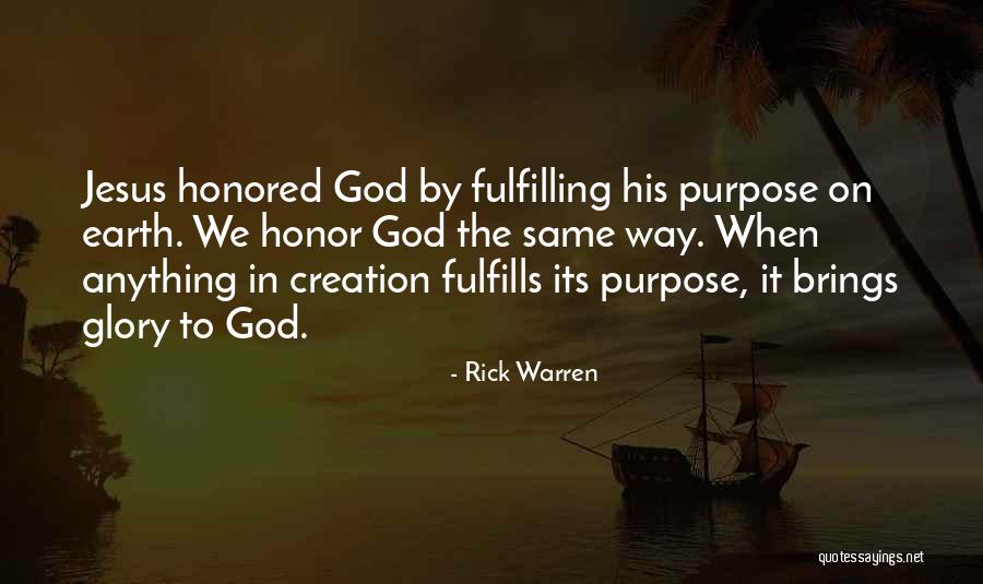 Purpose Rick Warren Quotes By Rick Warren