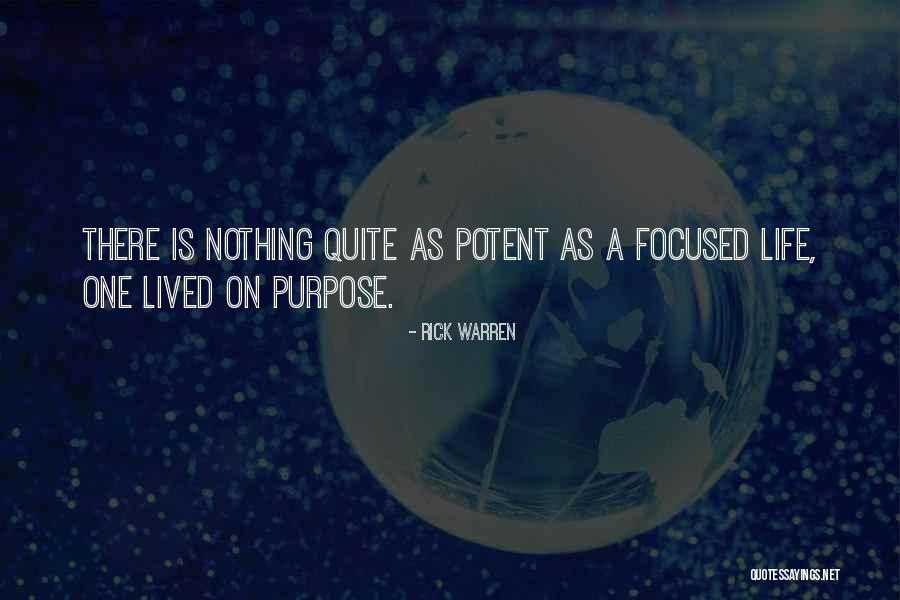 Purpose Rick Warren Quotes By Rick Warren