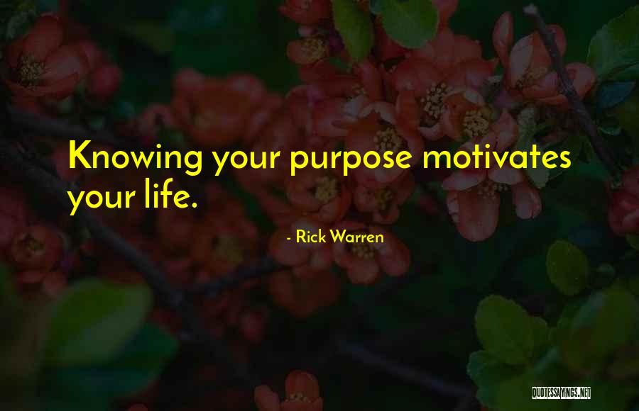 Purpose Rick Warren Quotes By Rick Warren