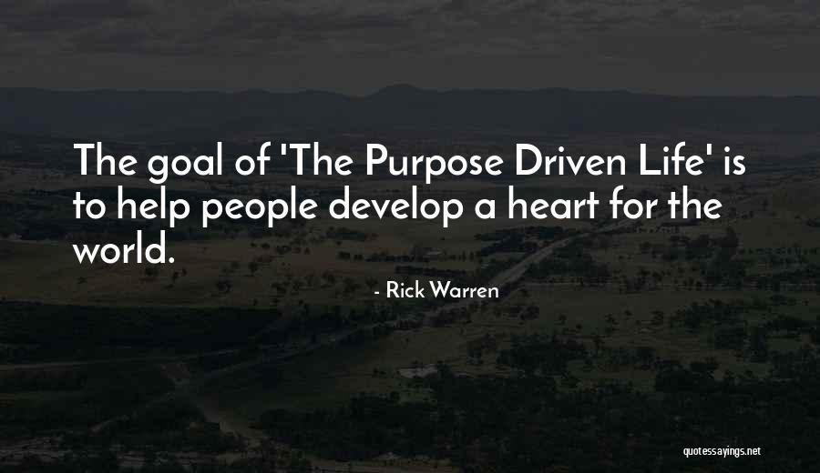 Purpose Rick Warren Quotes By Rick Warren