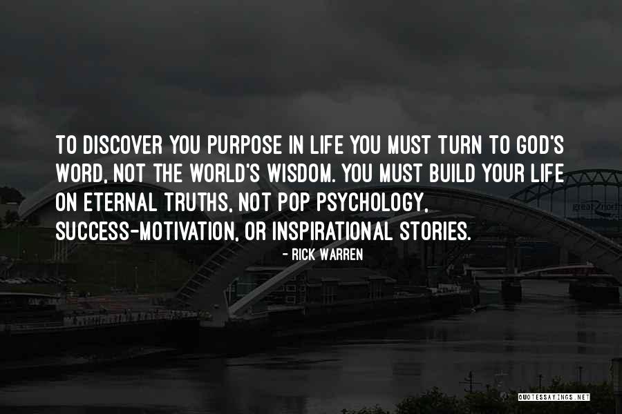 Purpose Rick Warren Quotes By Rick Warren