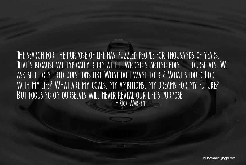 Purpose Rick Warren Quotes By Rick Warren