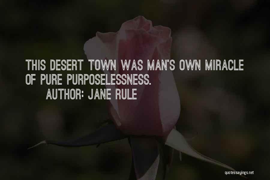 Purposelessness Quotes By Jane Rule