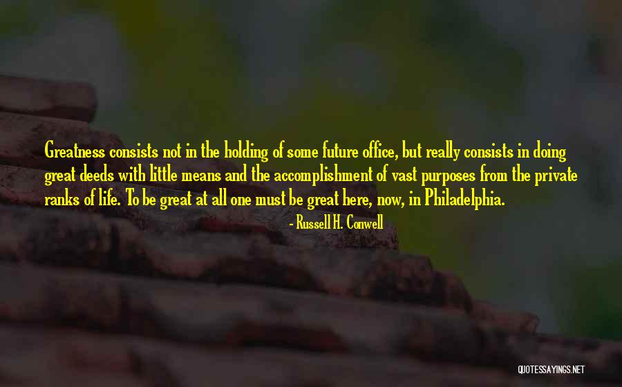 Purposes In Life Quotes By Russell H. Conwell Purposes In Life Quotes By Russell H. Conwell
