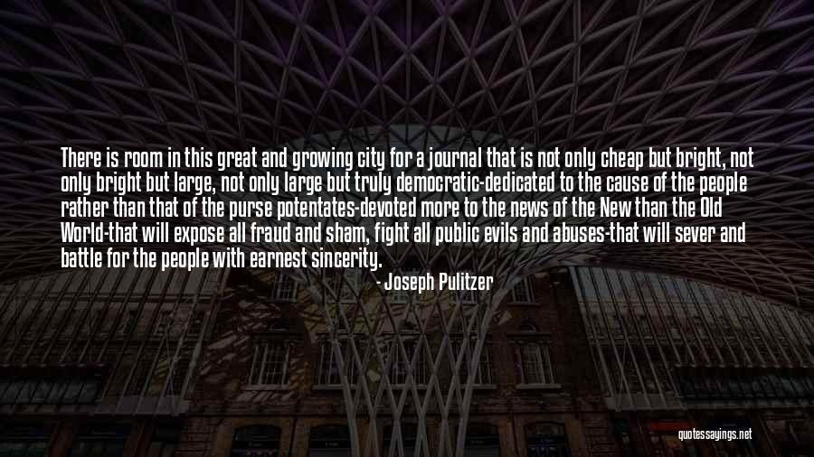 Purse Quotes By Joseph Pulitzer Purse Quotes By Joseph Pulitzer