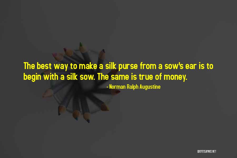 Purse Quotes By Norman Ralph Augustine Purse Quotes By Norman Ralph Augustine