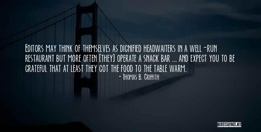 Pursuant Legal Quotes By Thomas B. Griffith