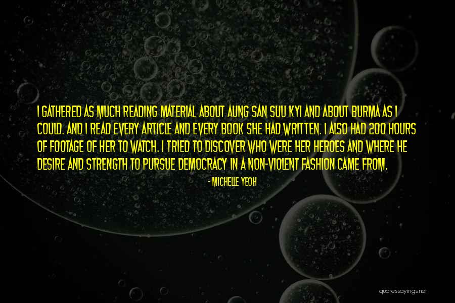 Pursue Her Quotes By Michelle Yeoh Pursue Her Quotes By Michelle Yeoh