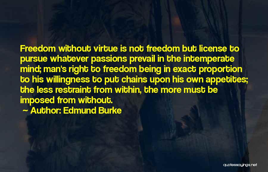 Pursue Your Passions Quotes By Edmund Burke