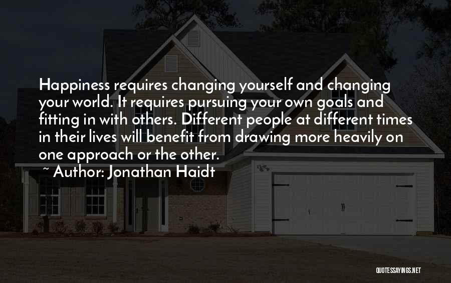 Pursuing Goal Quotes By Jonathan Haidt