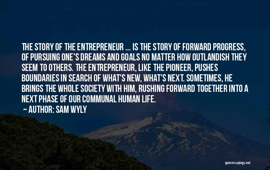 Pursuing Goal Quotes By Sam Wyly