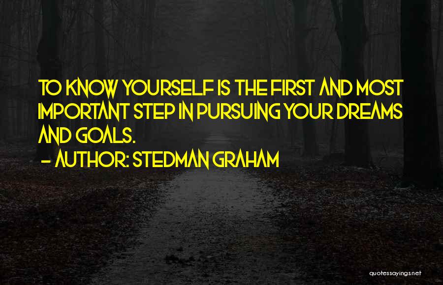 Pursuing Goal Quotes By Stedman Graham