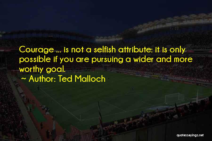 Pursuing Goal Quotes By Ted Malloch
