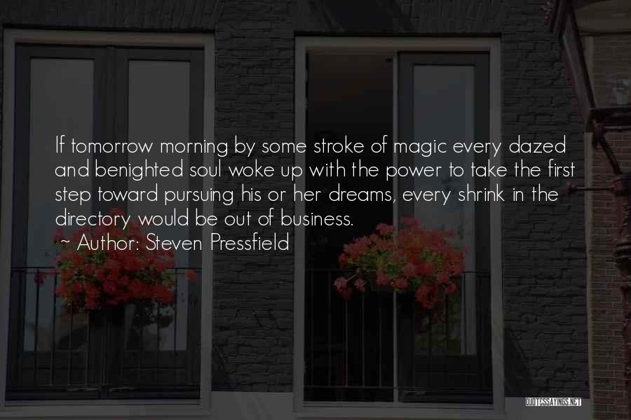 Pursuing My Dreams Quotes By Steven Pressfield