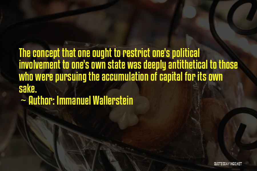 Pursuing Quotes By Immanuel Wallerstein