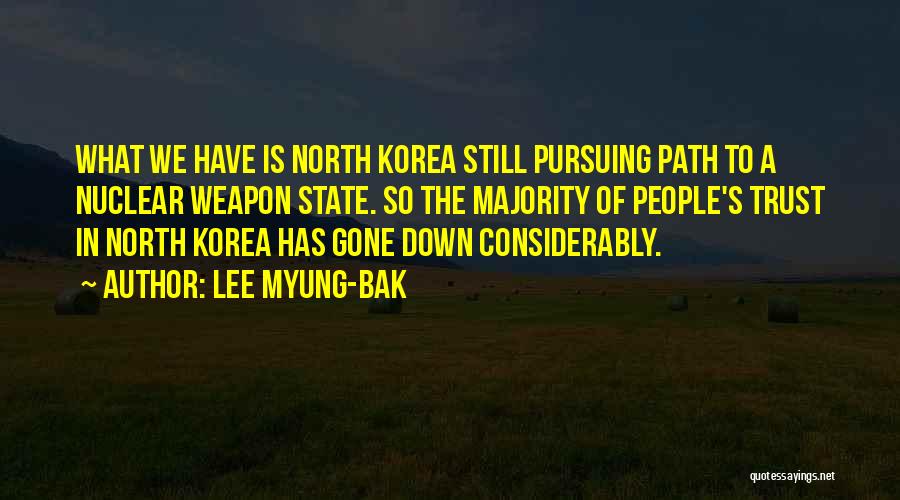 Pursuing Quotes By Lee Myung-bak