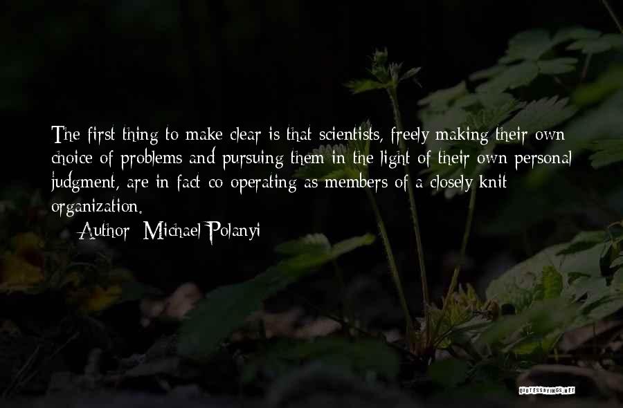 Pursuing Quotes By Michael Polanyi