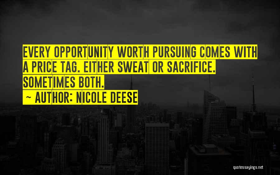 Pursuing Quotes By Nicole Deese