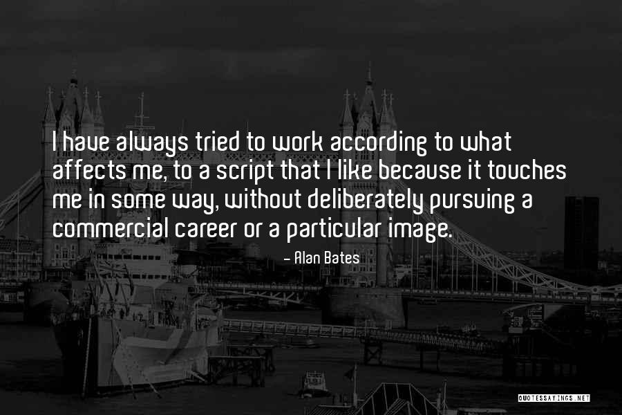 Pursuing Your Career Quotes By Alan Bates