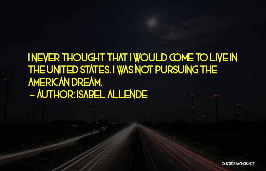 Pursuing Your Dream Quotes By Isabel Allende