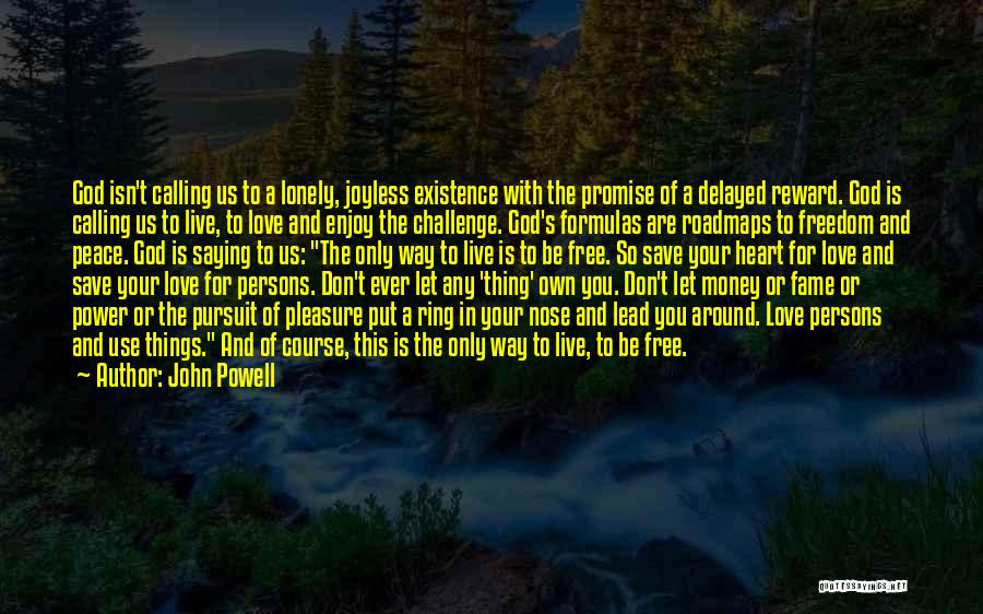 Pursuit For Peace Quotes By John Powell