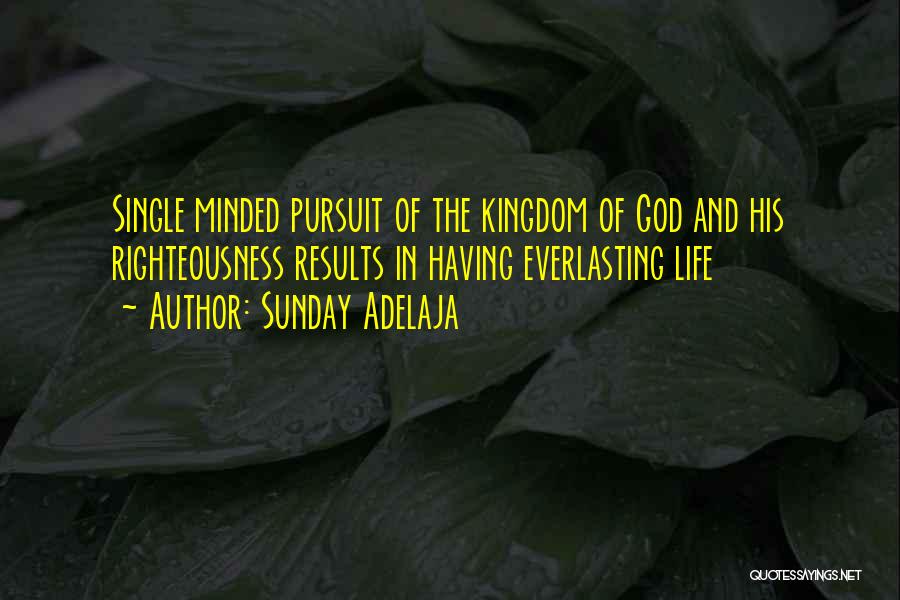 Pursuit Of God Quotes By Sunday Adelaja