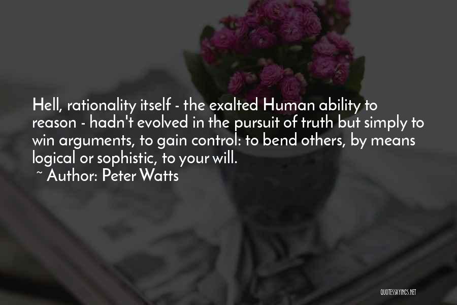 Pursuit Of Truth Quotes By Peter Watts