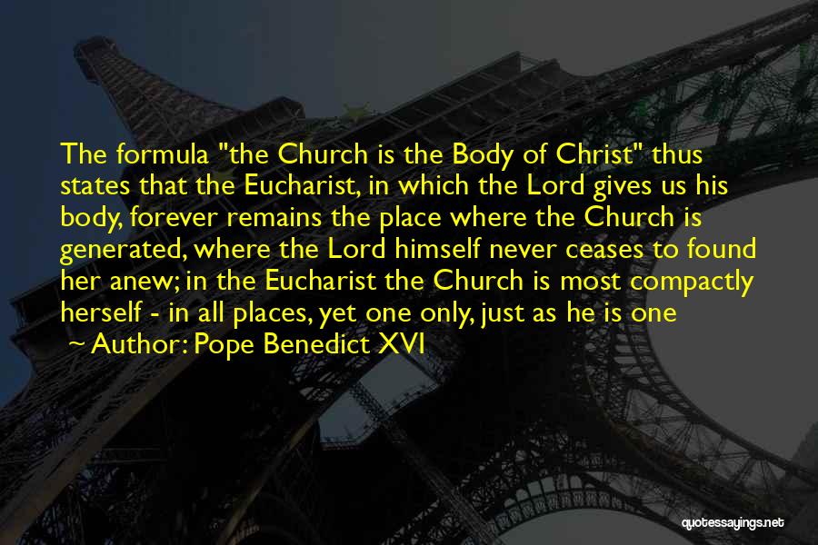 Purushottam Sharma Quotes By Pope Benedict XVI